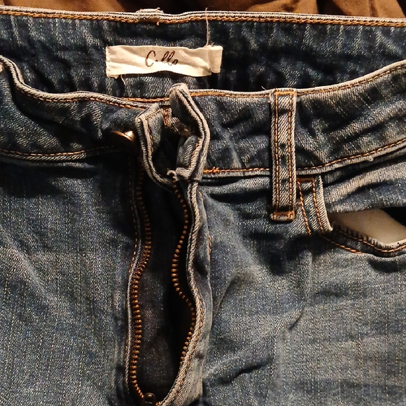 Cello Women's High Rise Blue Jeans - Picture 1 of 6